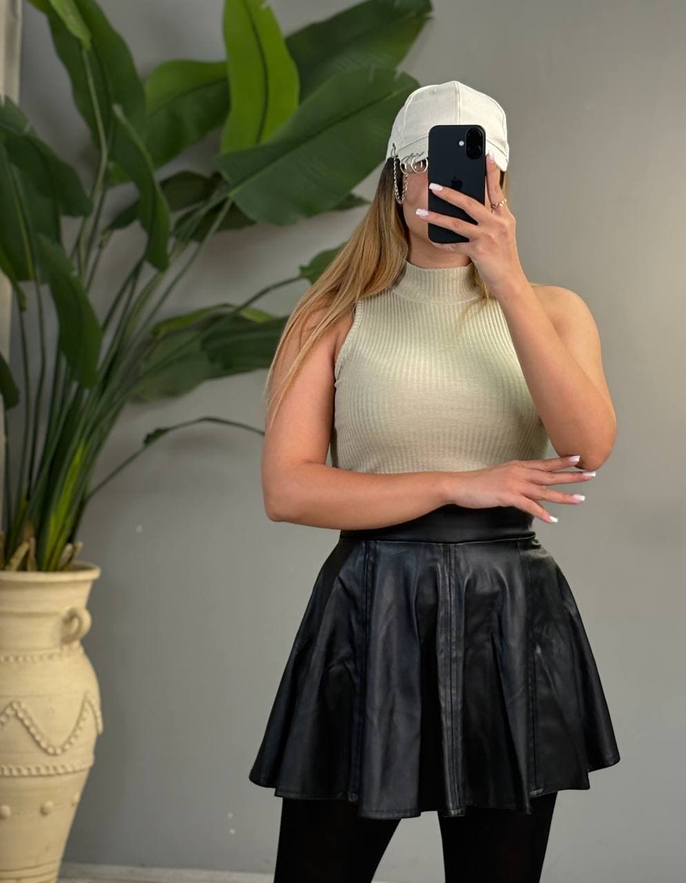 تاپ یقه پنج سانت پنبه پلیسه