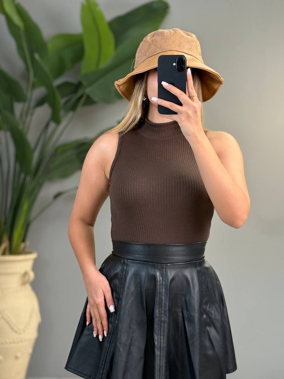 تاپ یقه پنج سانت زنانه پنبه پلیسه