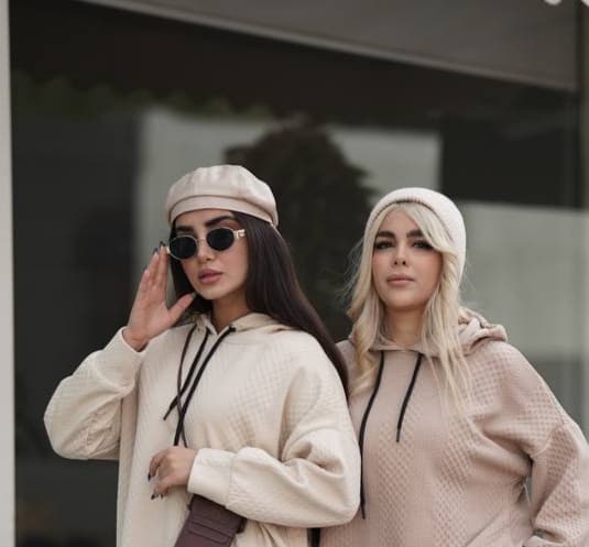 ست هودی شلوار زنانه جنس فیتیله مرغوب